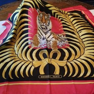 Hermes 100% Silk Scarf made in France